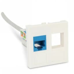 Вставка 45x45 (аналог Mosaic) для 2х модулей формата Keystone Jack Hyperline SIP2-2N-M45-45