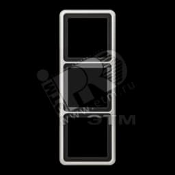 Рамка 3 поста универсальная платина JUNG