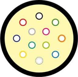 Кабель волоконно-оптический 50/125 (OM4) многомодовый Hyperline FO-MC3-IN-504-12-LSZH-BK