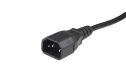 Кабель питания монитор-компьютер Hyperline PWC-IEC13-IEC14-10-BK IEC 320 C13 - IEC 320 C14 (3x1.0)