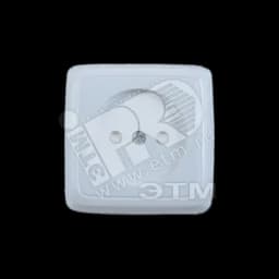 Розетка наружная со шторками белая РА16-102 HEGEL