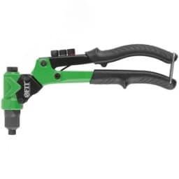 Заклепочник комбинированный Профи с поворотным механизмом 0-360 гр., для резьбовых заклепок М3-М6 и вытяжных заклепок 2.4-4.8 мм (270 мм), кейс FIT