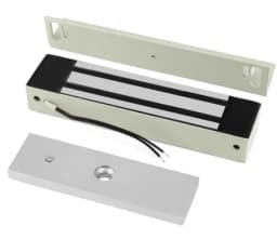 Замок электромагнитный (сила удержания 180 кг) ML-180K с уголком AccordTec