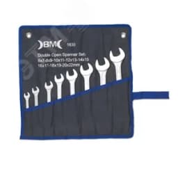 Набор двухсторонних рожковых ключей 8 шт (6-22мм)