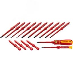 Набор "Х-Drive ELECTRO": Высоковольтные отвертки, сменные стержни, ключи специальные, до 1000В, 18 предм,