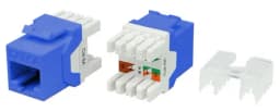 Вставка Hyperline KJ8-8P8C-C6A-180-BL Keystone Jack RJ-45(8P8C)