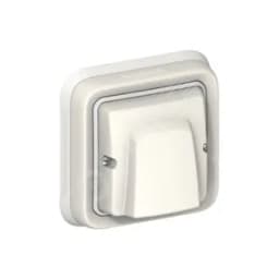 Вывод кабельный с зажимом, цвет белый