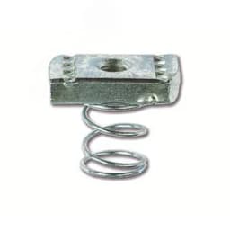 Гайка для подвешивания профиля (с удлиненной пружиной) М10х40 нержавеющая сталь AISI 316L