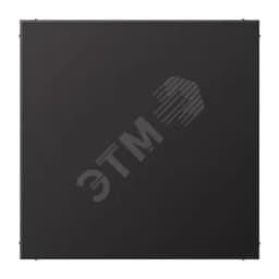 Крышка без отверстий для произвольных вырезов (с несущей платой) Серия LS990 Материал- металл Цвет- алюминий дарк