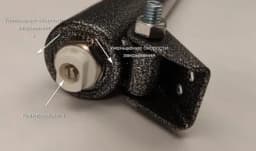 Уличный пневматический морозостойкий доводчик (вес двери 150 кг), антик-серебро DRS-50K