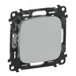 Valena ALLURE Заглушка с суппортом С лицевой панелью Алюминий Legrand