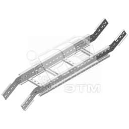 Секция вертикальная шарнирная, высота - 125 мм, ширина - 618 мм, длина - 1135 мм, кратность - 1шт, SZ - Оцинкованная сталь (методом Sendzimir)