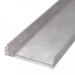 Лоток неперфорированный Стандарт INOX (AISI 409) 400х80х3000 (1,0 мм) (6 м/уп)