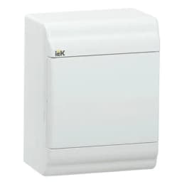 PRIME Корпус пластиковый ЩРН-П-4 белый/белая дверь IP41 IEK (20 шт/уп) (MKP82-N-04-WD-41-20)