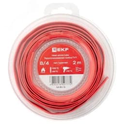 ТУТ нг 8/4 красная ролик 2 м EKF