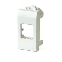 BRAVA Адаптер для информационныx разъемов SIEMON бе лый 1 модуль 76608B DKC