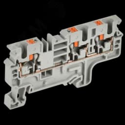 Колодка клеммная CP-MC 3 вывода 4мм2 серая IEK