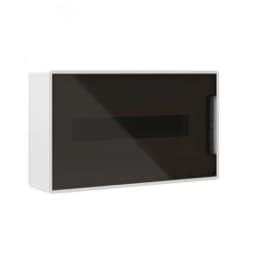 Щит 18 мод настенный белый с тонированной двер цей с 2-мя шинами PEN на 8 и 10 отв.