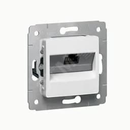 CARIVA Розетка компьютерная RJ45 UTP с захватами 695954 Legrand Euro
