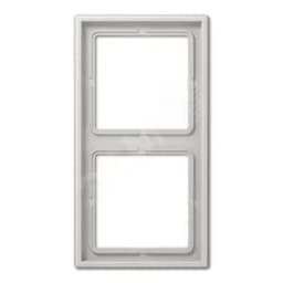 Рамка 2-я для горизонтальной/вертикальной установки Серия- LS990 Материал- дуропласт Цвет- светло-серый
