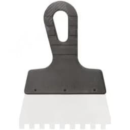 Шпатель фасадный нержавеющий зубчатый 150 мм / зуб 8 мм 06602 FIT