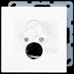 Крышка для 2-х гнезд (разъемов для громкоговорителей) белая