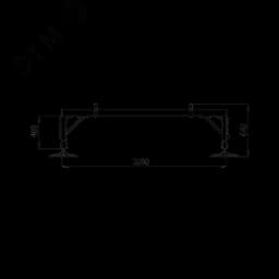 Опорная конструкция для установки оборудования TECHNORAPTOR FOOT 2000х3000 тип 2 КМ-профиль