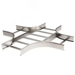 Ответвитель Х-образный 80х600 R-300, лонжерон 1,5 мм, горячеоцинкованный, в комплекте с крепежными элементами и соединительными пластинами, необходимыми для монтажа