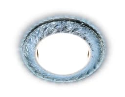 Встраиваемый точечный светильник GX53 с LED подсветкой Ambrella Light G303 CLCLD