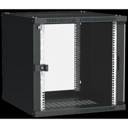 ITK Шкаф LINEA WE 12U 600x450мм дверь стекло черный (LWE5-12U64-GF)