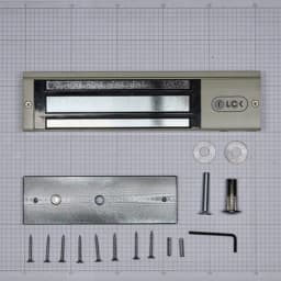 Электромагнитный замок (сила удержания 350 кг), цвет серый RAL7032 (галечный серый) RL-EM350-L0G R-Lock