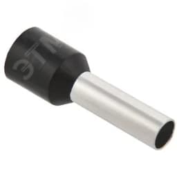 Наконечник кабельный НШвИ 6-12 черный Е6012 (100шт) IEK