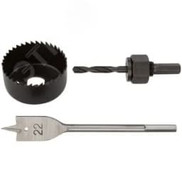 Сверла наборные для замков, набор 3 шт (22/54 мм)