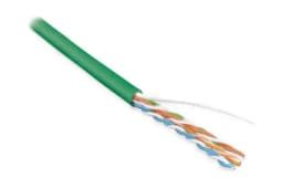 Кабель витая пара, не экранированная 4х2х0,51 Hyperline U/UTP (100 м) UUTP4-C5E-S24-IN-LSZH-GN-100
