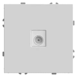 Розетка телевизионная 1местная механизм STEKKER 75 Ом 5862МГц серия Эмили RST00510801 белый фарфор soft touch 49875