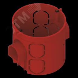 Коробка установочная СУ 60х60мм пластм.сборная винты (инд.уп.)