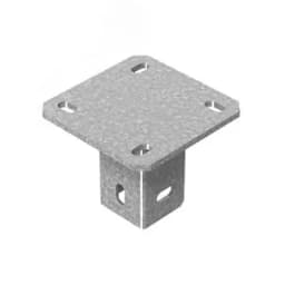 Потолочное крепление одинарное для средних нагрузок 30х50 мм, толщ. 3,0 мм, гальван. цинк OSTEC