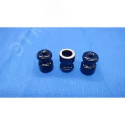 Изолятор для наружного монтажа R, керамика, цвет черный (50 шт/уп)