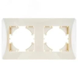 Рамка Ugra 2-местная, бежевый GUSI Electric