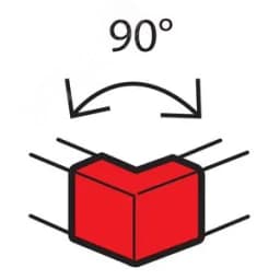 Угол внешний 90 град. 100х50мм