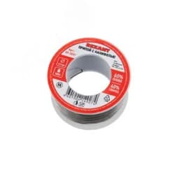 Припой с канифолью, 100 г, 0.5 мм, (олово 60%, свинец 40%) REXANT