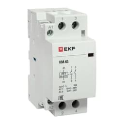 Контактор модульный КМ 63А 2NО (2 мод.) EKF km-2-63-20