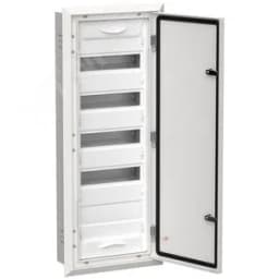 TITAN 5 Корпус металлический ЩРв-60 (1х60) 880х365х130мм IP31 белый (одна дверь)