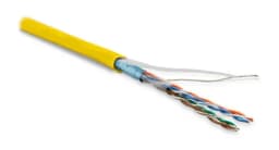 Кабель витая пара Hyperline FUTP4-C5E-P26-IN-LSZH-YL-305 (305 м)