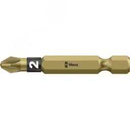 Бита биторсионная 855/4 BTH PZ сверхтвердая хвостовик 1/4 E 6.3 PZ 2X50 мм