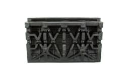 Съезд с бордюра резиновый СР-150-1 средняя часть 0,6х0,15х0,36м