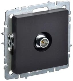 BRITE Роз. TV оконечная РТВ11-0-БрЧ черн. IEK (BR-A10-O-K02)