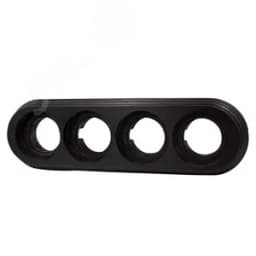 ЛизеттаРамка 4 постовая (Угольно-черный на бревно 260мм) BFC26-640-119 Бирони