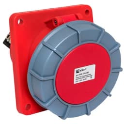 Розетка стационарная внутренняя угловая 4442 3Р+РЕ 125А 380В IP67 EKF PROxima
