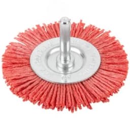 Щетка для дрели, Плоская, нейлон, 75 мм, блистер, Profi FIT